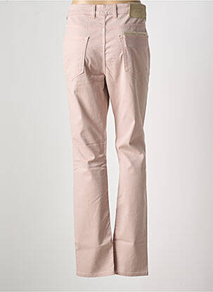 Pantalon droit stretch taille normale beige DEVORE femme