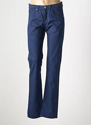 Pantalon droit stretch taille normale bleu VERSACE JEANS COUTURE femme