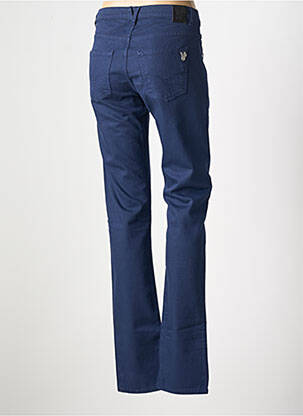 Pantalon droit stretch taille normale bleu VERSACE JEANS COUTURE femme