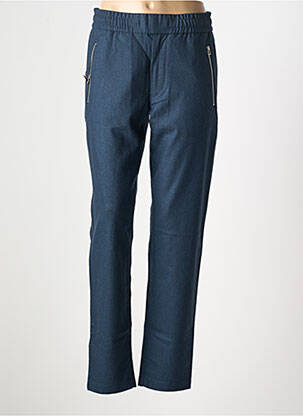 Pantalon droit taille élastique taille normale bleu PAUL SMITH femme