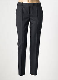 Pantalon slim tissage popeline taille normale noir HUGO BOSS femme
