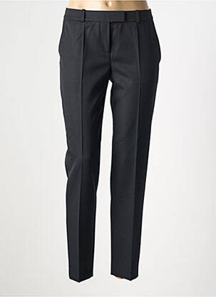 Pantalon slim tissage popeline taille normale noir HUGO BOSS femme