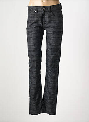 Pantalon droit stretch taille normale noir KARL LAGERFELD femme