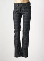 Pantalon droit stretch taille normale noir KARL LAGERFELD femme
