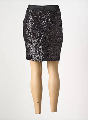 Jupe mi-longue stretch noir HUGO BOSS femme