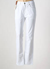 Pantalon droit blanc DEVORE femme seconde vue