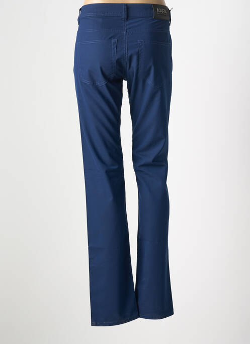 Pantalon droit stretch taille normale bleu KARL LAGERFELD femme