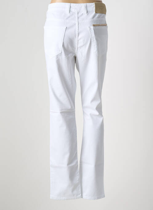 Pantalon droit stretch taille normale blanc DEVORE femme