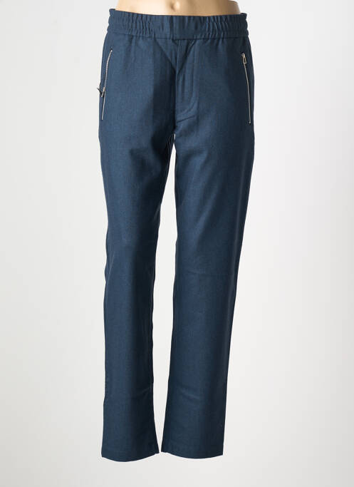 Pantalon droit taille élastique taille normale bleu PAUL SMITH femme