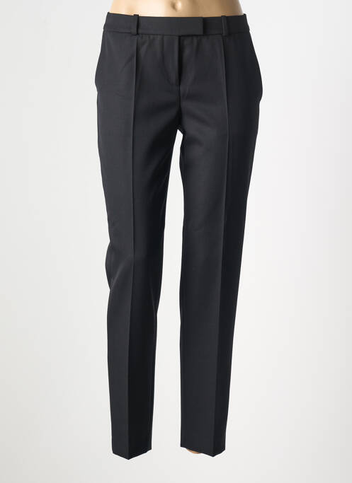 Pantalon slim tissage popeline taille normale noir HUGO BOSS femme