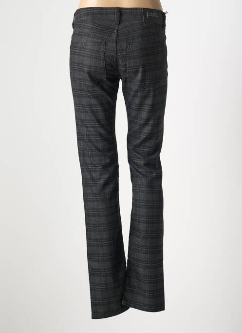Pantalon droit stretch taille normale noir KARL LAGERFELD femme