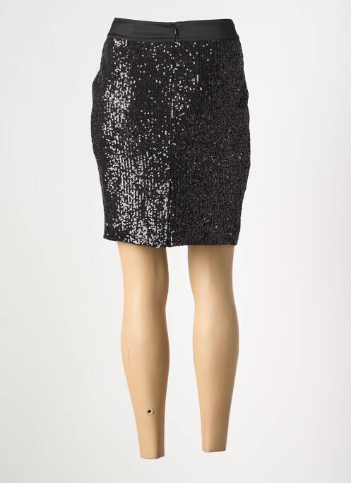 Jupe mi-longue noir HUGO BOSS femme