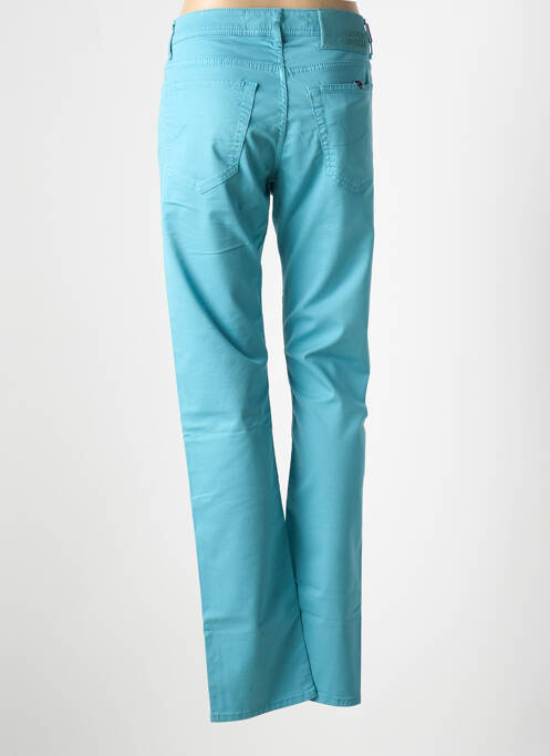 Pantalon droit bleu JACOB COHEN femme