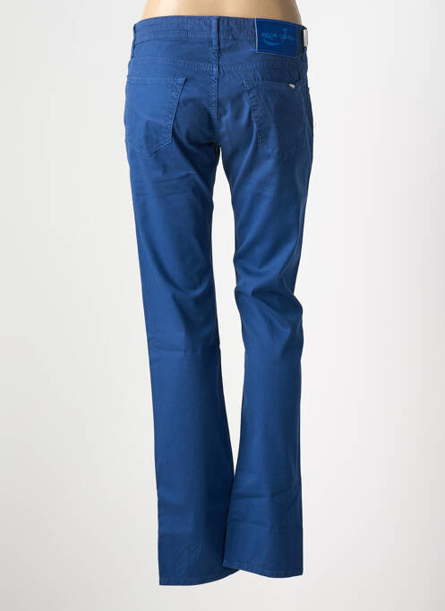 Pantalon droit bleu JACOB COHEN femme