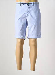Bermuda stretch taille normale bleu MASON'S homme
