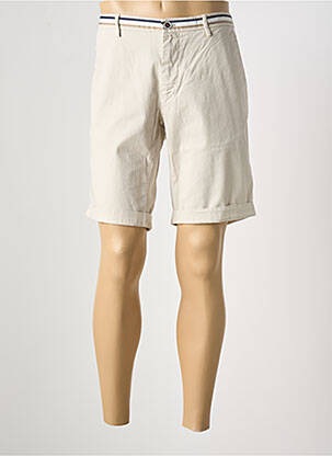 Bermuda stretch taille normale beige MASON'S homme