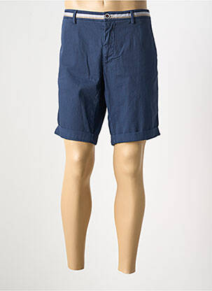 Bermuda stretch taille normale bleu MASON'S homme