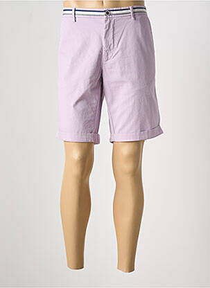 Bermuda stretch taille normale violet MASON'S homme
