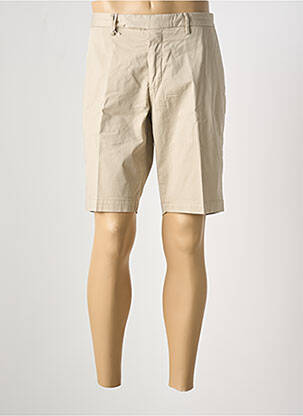Bermuda stretch taille normale beige DEVORE homme