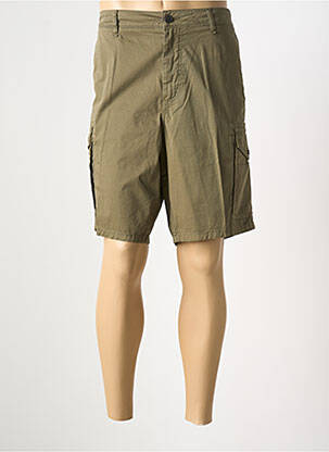 Bermuda stretch taille normale vert HUGO BOSS homme