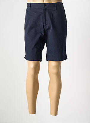 Bermuda tissage popeline taille normale bleu BURBERRY homme