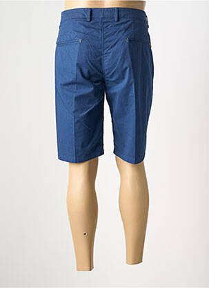 Bermuda stretch taille normale bleu MANUEL RITZ homme