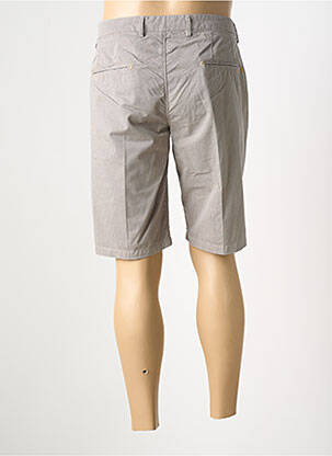 Bermuda stretch taille normale beige MANUEL RITZ homme
