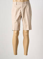 Bermuda beige fonce DEVORE pour homme seconde vue