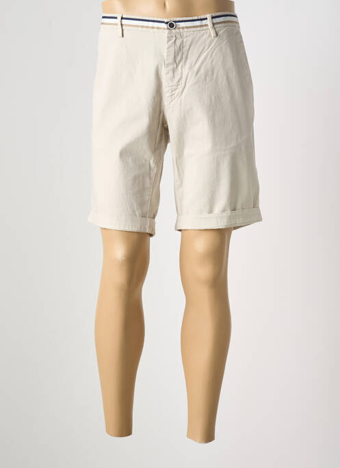 Bermuda stretch taille normale beige MASON'S homme