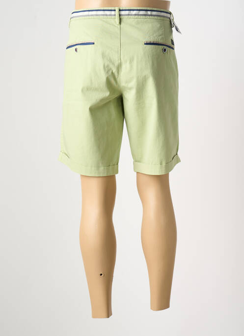 Bermuda stretch taille normale vert MASON'S homme