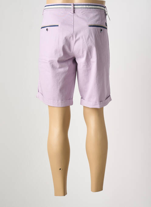 Bermuda stretch taille normale violet MASON'S homme