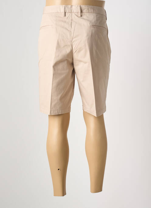 Bermuda stretch taille normale beige fonce DEVORE homme