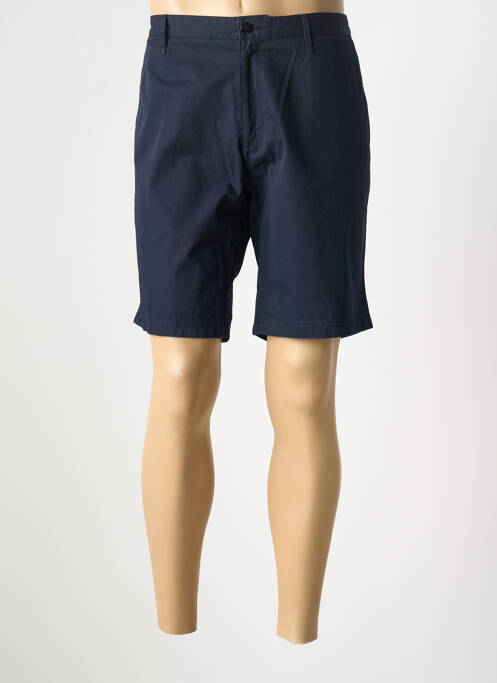 Bermuda tissage popeline taille normale bleu BURBERRY homme