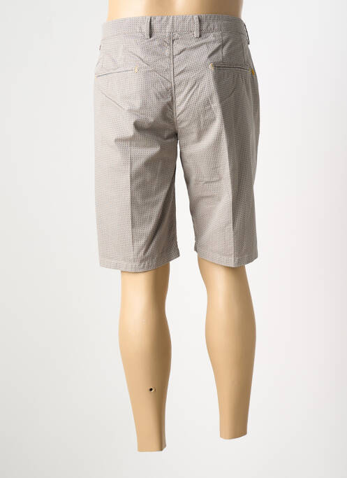 Bermuda stretch taille normale beige MANUEL RITZ homme