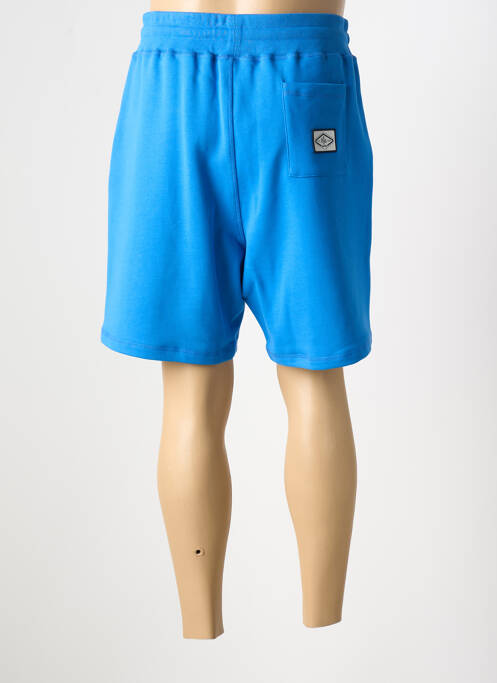 Bermuda taille élastique taille normale bleu 8JS homme