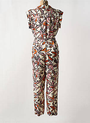Combi-pantalon fermeture boutonnée sur le devant manches courtes marron HUGO BOSS femme