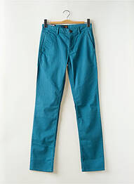 Pantalon chino stretch taille normale bleu HUGO BOSS homme