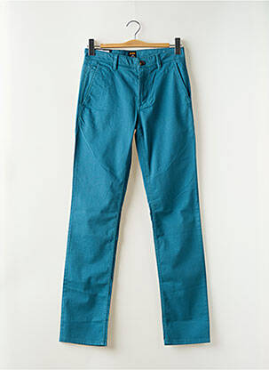Pantalon chino stretch taille normale bleu HUGO BOSS homme