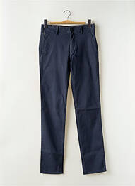Pantalon chino stretch taille normale bleu HUGO BOSS homme