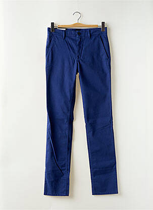 Pantalon chino stretch taille normale bleu HUGO BOSS homme