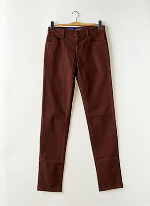 Jeans coupe slim stretch taille normale marron TRUSSARDI JEANS homme