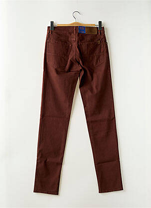 Jeans coupe slim stretch taille normale marron TRUSSARDI JEANS homme