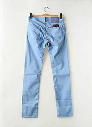Pantalon slim stretch taille normale bleu JACOB COHEN homme