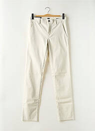 Pantalon chino stretch taille normale beige HUGO BOSS homme