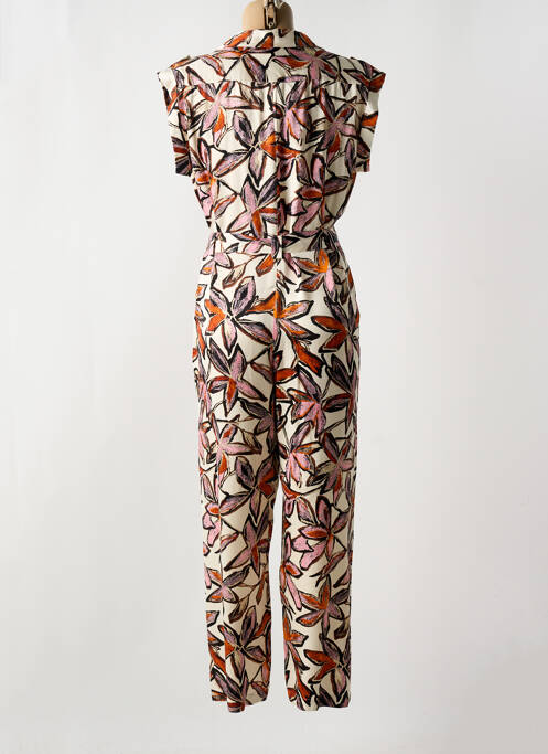 Combi-pantalon fermeture boutonnée sur le devant manches courtes marron HUGO BOSS femme
