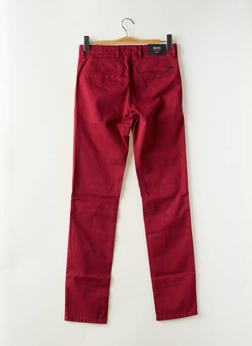 Pantalon chino stretch taille normale rouge HUGO BOSS homme