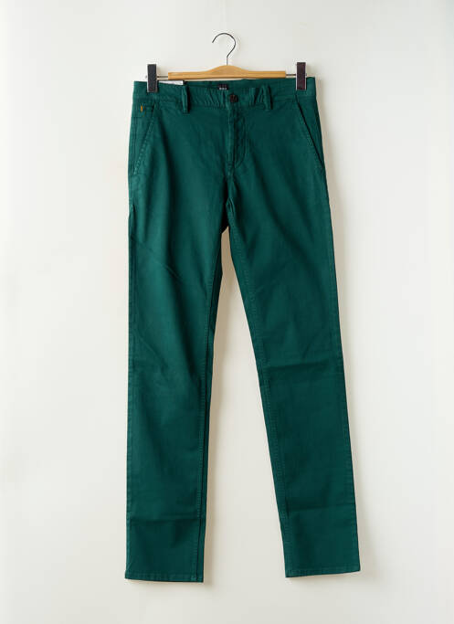 Pantalon chino stretch taille normale vert HUGO BOSS homme
