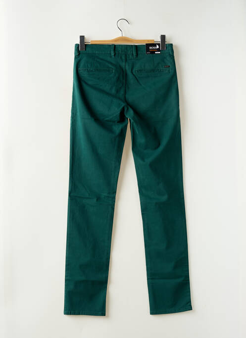 Pantalon chino stretch taille normale vert HUGO BOSS homme