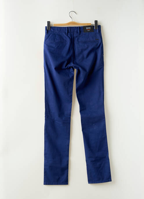 Pantalon chino stretch taille normale bleu HUGO BOSS homme