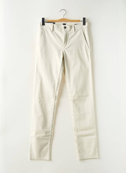 Pantalon chino stretch taille normale beige HUGO BOSS homme